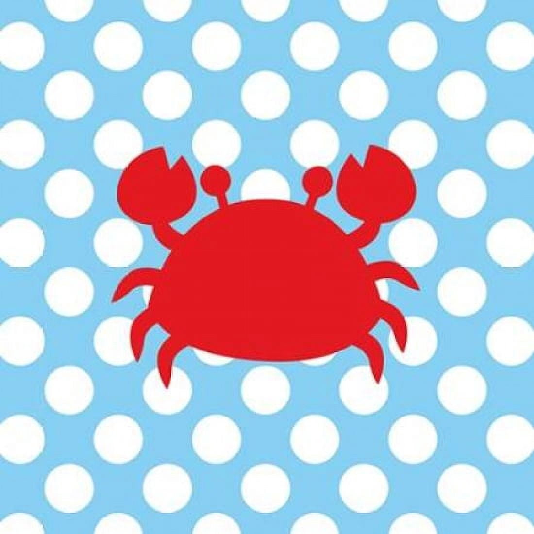 Crab Canvas Art - Tamara Robinson (24 x 24)