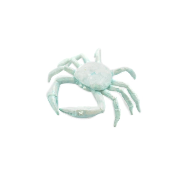 Crab, Cave, Rubber, Crustaceans, Educational, Realistic, Hand Painted, Figure, Lifelike Figurine, Replica, Gift, 2" F764 B625