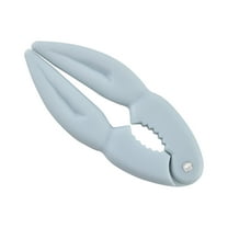 Crab Claw Shaped Seafood Cracker, Portable Efficient Sheller Tool, 5.1 Inch Plastic Crab Leg Cracker Nut Cracker,Seafood Cracking Utensil for Easy Shelling (Blue)