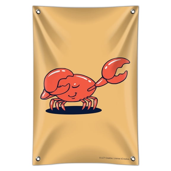 Crab Dubstep Funny Humor Home Business Office Sign