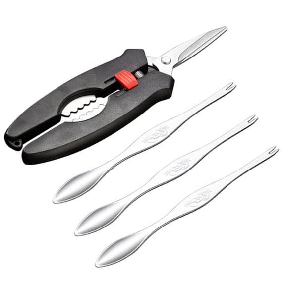 Crab Eating Tool Scissors Crab Leg Scissor Crab Opening Tool Cooking ...