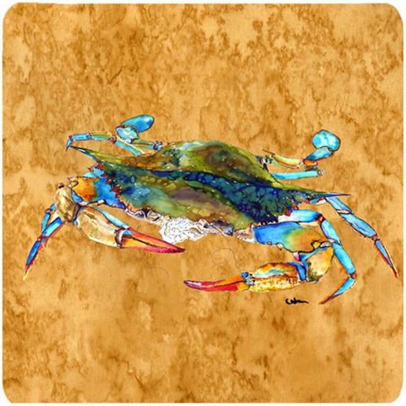 Crab Foam Coasters - Set Of 4, 3.5 x 3.5 In.