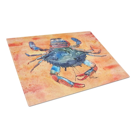 Crab Glass Cutting Board Large