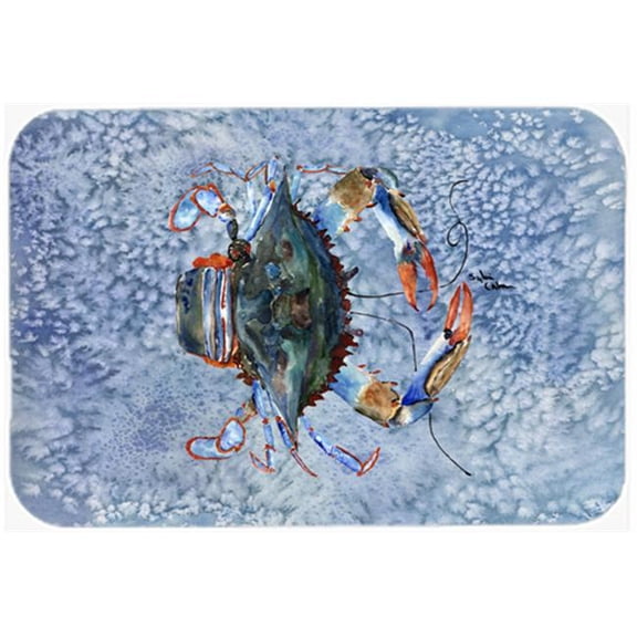 Crab Glass Cutting Board - Large