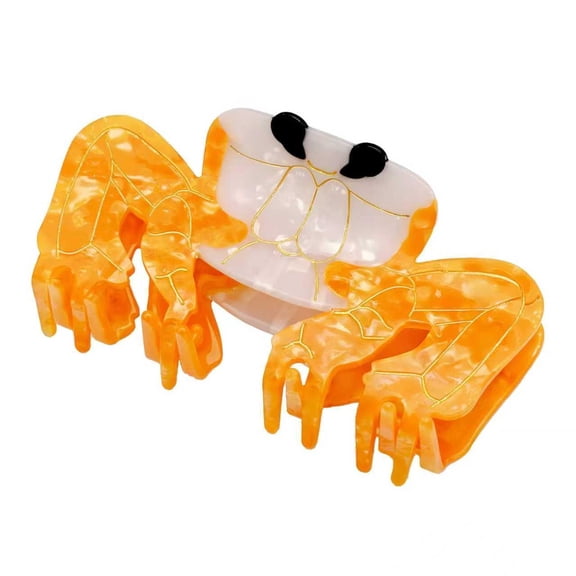 1pc Crab Hair Clips, fun Hair Clips for women Girls, cute beach claw clips Acetate Marine Hair Accessories Gift