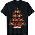 thumbnail image 1 of Crab Lover Xmas Lighting Santa Crab Christmas Tree T-Shirt, 1 of 3