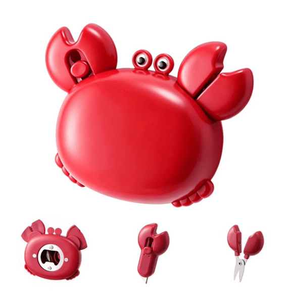 Crab Multifunctional Bottle Opener, 4-in-1 Crab Shape Bottle Opener, 2026 New Magnetic Fridge Magnet, Multi Tool for Daily Home & Office Scenarios Red