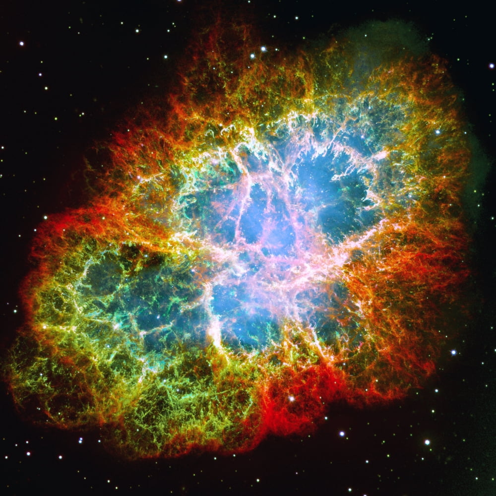 Crab Nebula Canvas Art - Don Hammond Design Pics (24 x 24)
