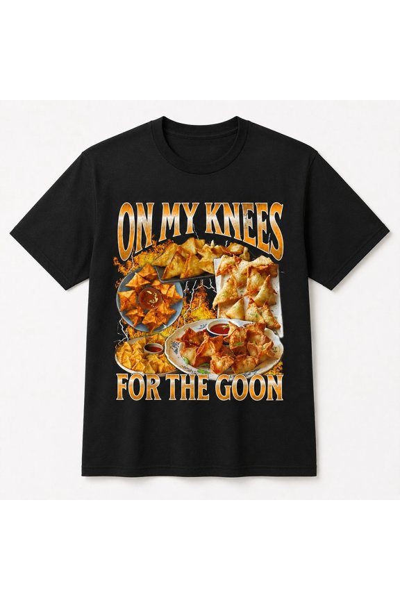 Crab Rangoon Joke Graphic T-Shirt, Unisex Classic Fit Funny Food Tee