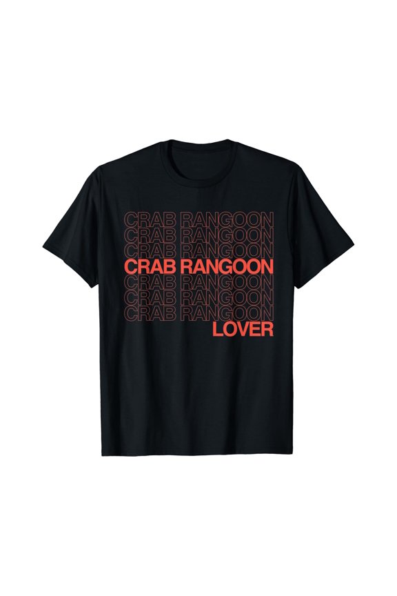 Crab Rangoon Lover Shirt Retro Style Logo Version T-Shirt