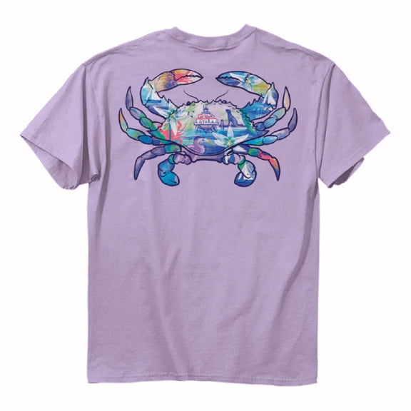 Crab Scenes Pattern Short Sleeve T-Shirt