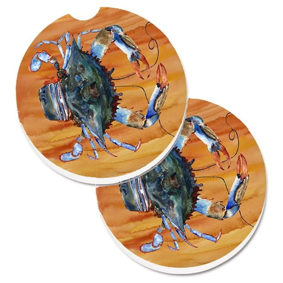 Crab Set of 2 Cup Holder Car Coaster