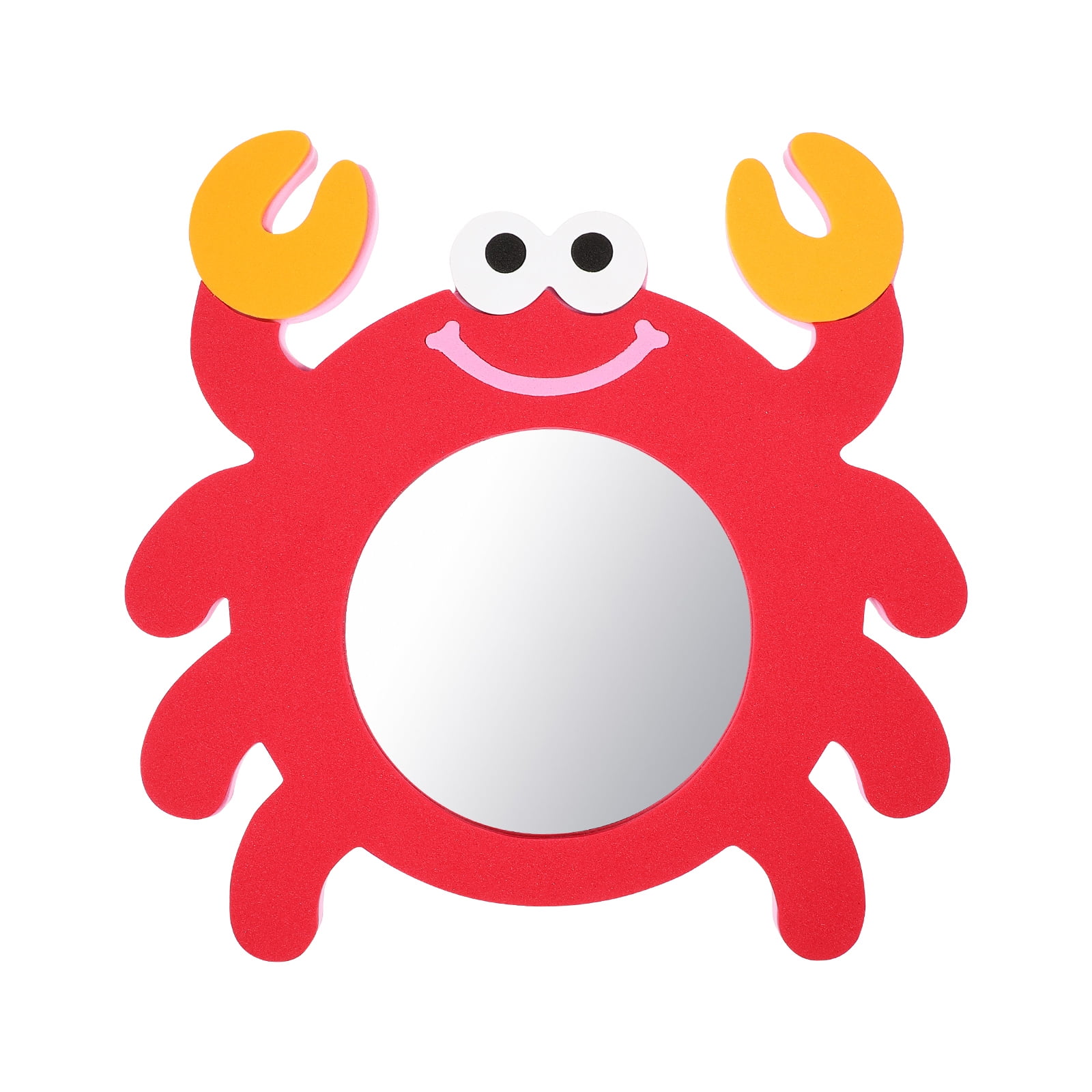 Crab Shaped Bath Mirror Toy Water Floating Toy Interactive Baby Toy Bath Time Water Toy