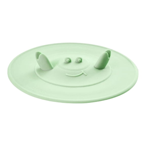 Crab Silicone Cup Lids 1 Pack, 4.3" Reusable Leakproof Mug Covers for Hot Cold Drinks, Airtight Seal Lid for Coffee Tea Tumblers, Mug Topper