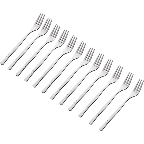 Crab Stainless Steel Forks,Escargot Fork 3 Prong Tasting Appetizer Forks Portable Cocktail Salad Fruit for Party Travel,Set of 12, 5 Inches (12 Pcs)