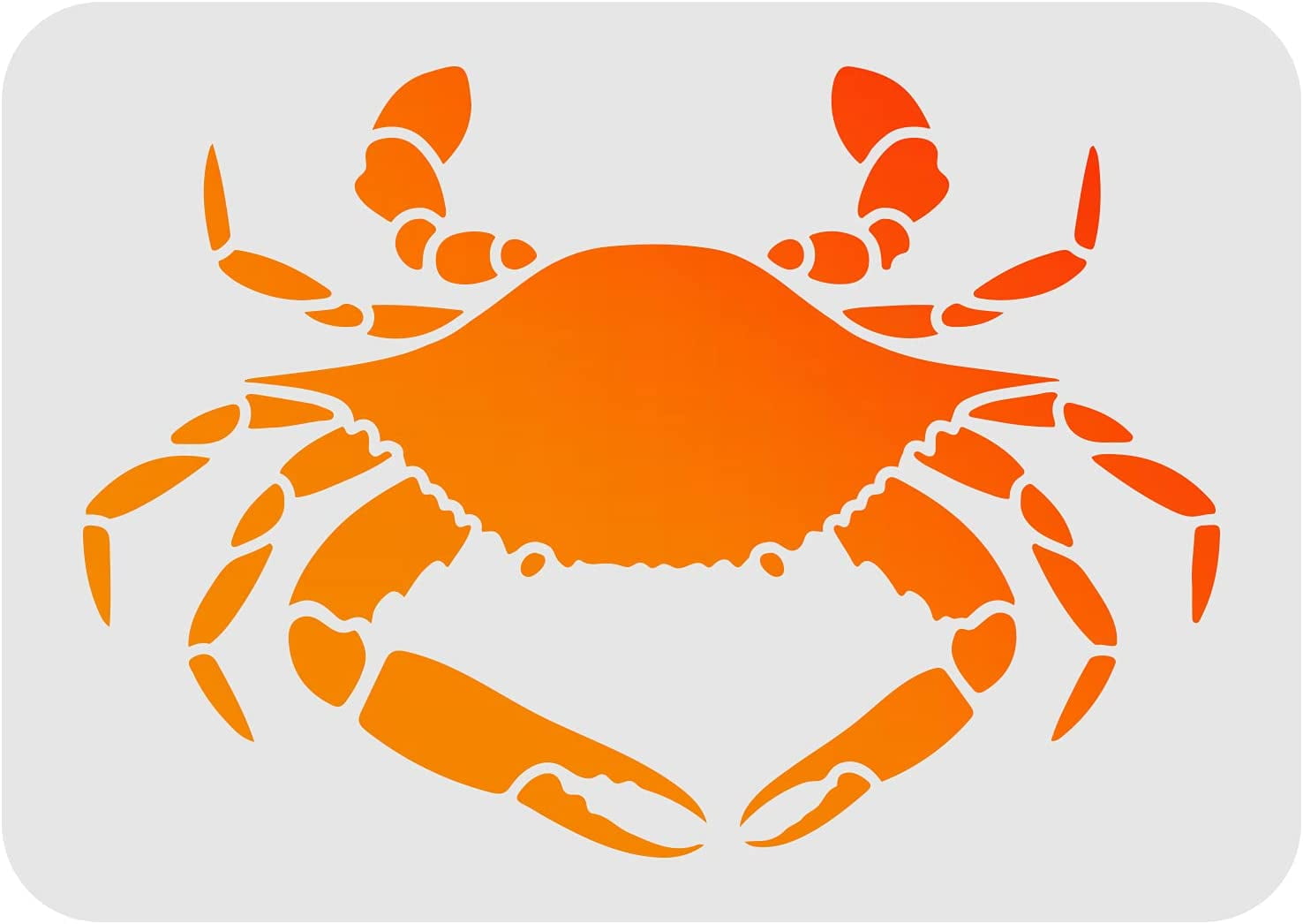 Crab Stencils Ocean Animal Stencil Templates Decoration Sea Creatures