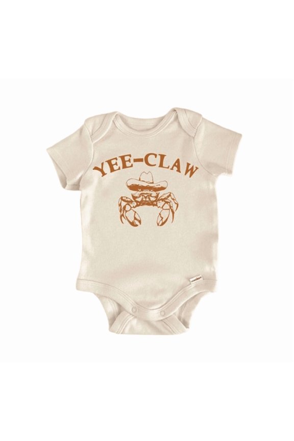 Crab Summer Beach Newborn Baby Bodysuit