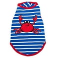 thumbnail image 1 of The Worthy Dog Appliqué Crab Graphic Sleeveless Dog Tee, 1 of 3