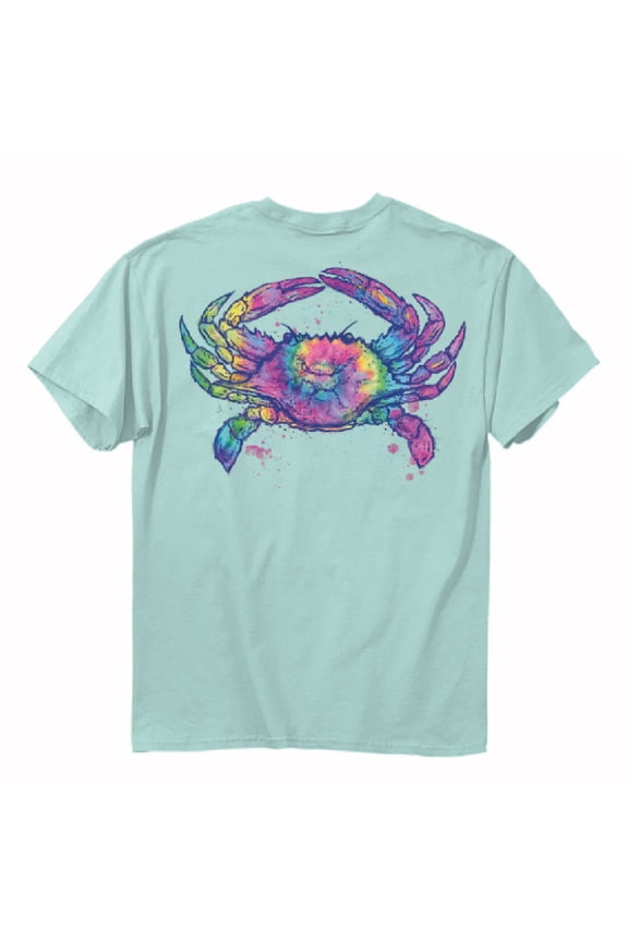 Crab Tie Dye Short Sleeve T-Shirt