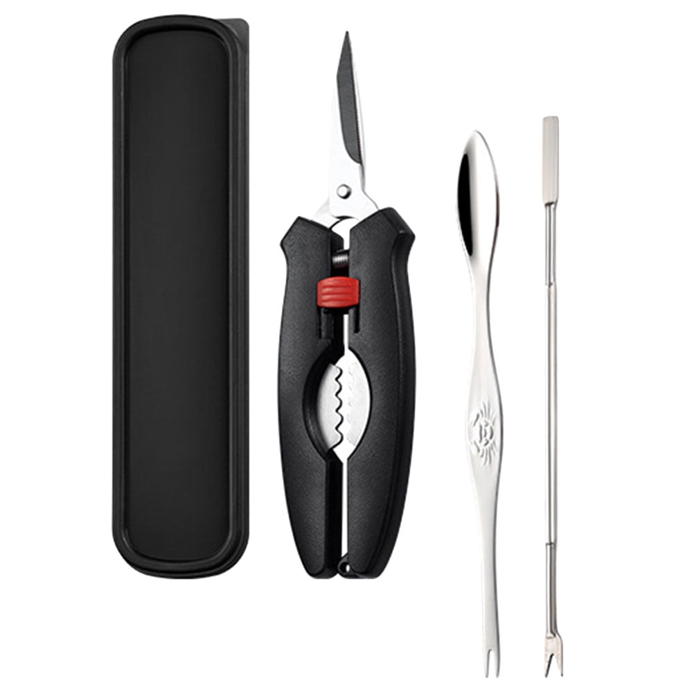 Crab Tool Set Biscuits Seafood Eating Tools Crab Scissors Seafood Kit Lobster Opener Crab Leg