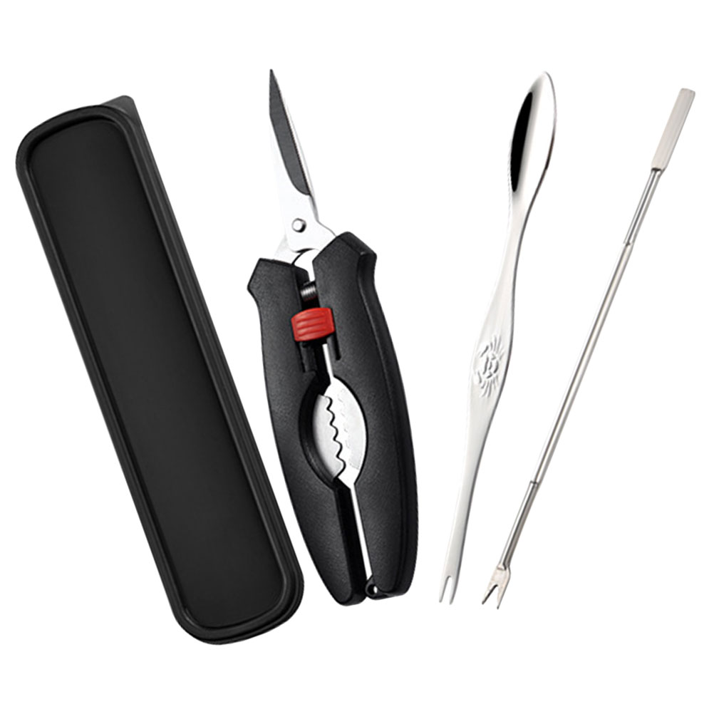 Crab Tool Set Boil Party Supplies Lobster Scissor Seafood Kit Biscuits