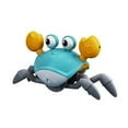 Crab Toy Musical Sound Light Electronic Walking Moving Dancing Sensory