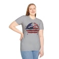 thumbnail image 1 of Crab USA Flag Crabbing Crab Fishing Crabs Lover Crab Eater TShirt, 1 of 5