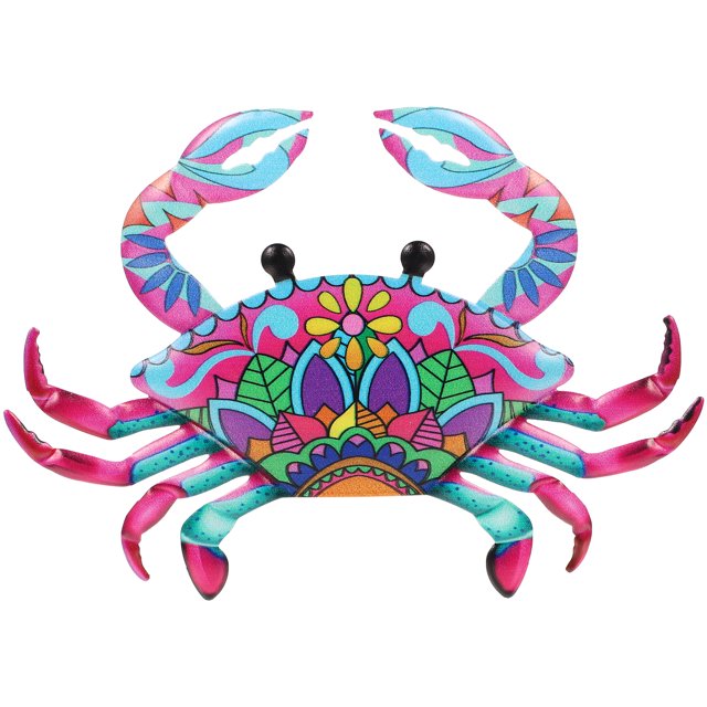Crab Wall Decor Metal Crab Wall Sculpture Iron Art Decoration for