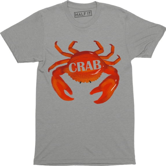Crab Working Out Diet Funny Gift Sarcastic Food Lover Men's T-Shirt
