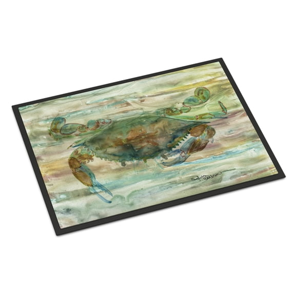Crab a leg up Sunset Door Mat