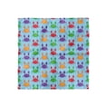thumbnail image 1 of Crabs Head Scarf, Crabs on Blue Backdrop, Head Wrap, 3 Sizes, by Ambesonne, 1 of 2