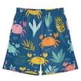 thumbnail image 1 of Crabs Pattern Athletic Shorts Breathable with Comfort Fit Drawstring Casual Sweatshorts Medium, 1 of 9