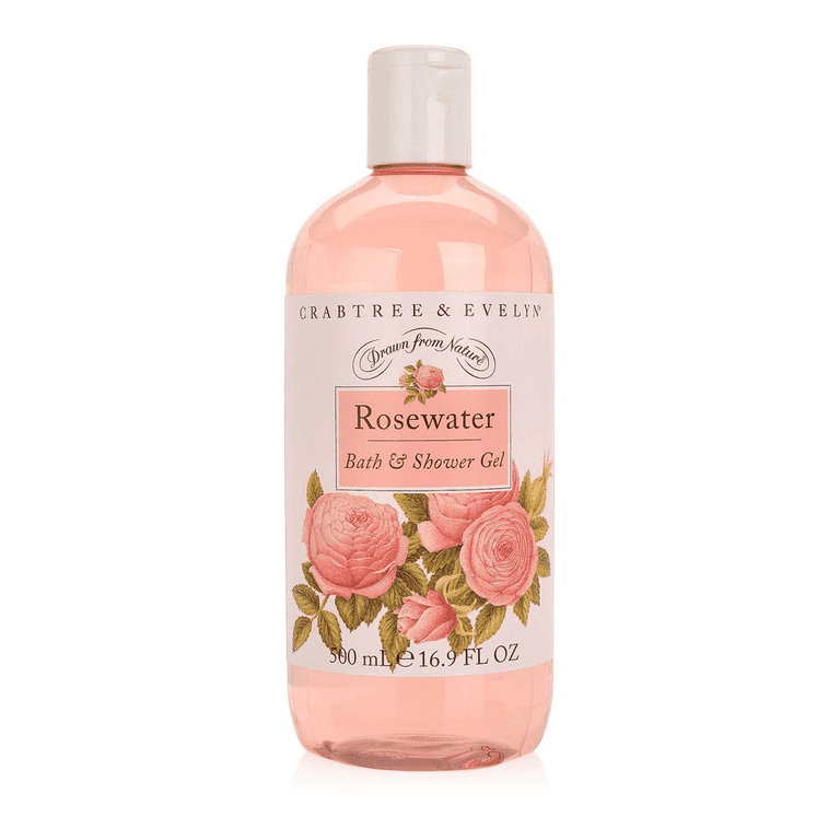 Crabtree and Evelyn, Bath and Shower Gel, 16.9 fl oz, Rosewater