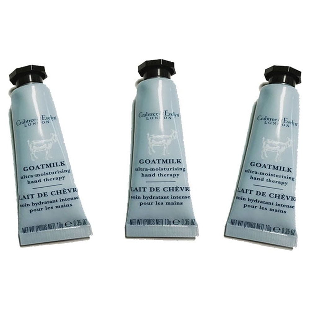 Crabtree & Evelyn Goat Milk Ultra Moisturising Hand Therapy (Pack of 3