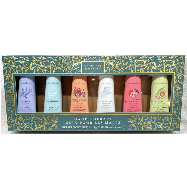 Crabtree & Evelyn Hand Therapy 6-Pack (0.9 oz Each) (Nantucket Briar ...