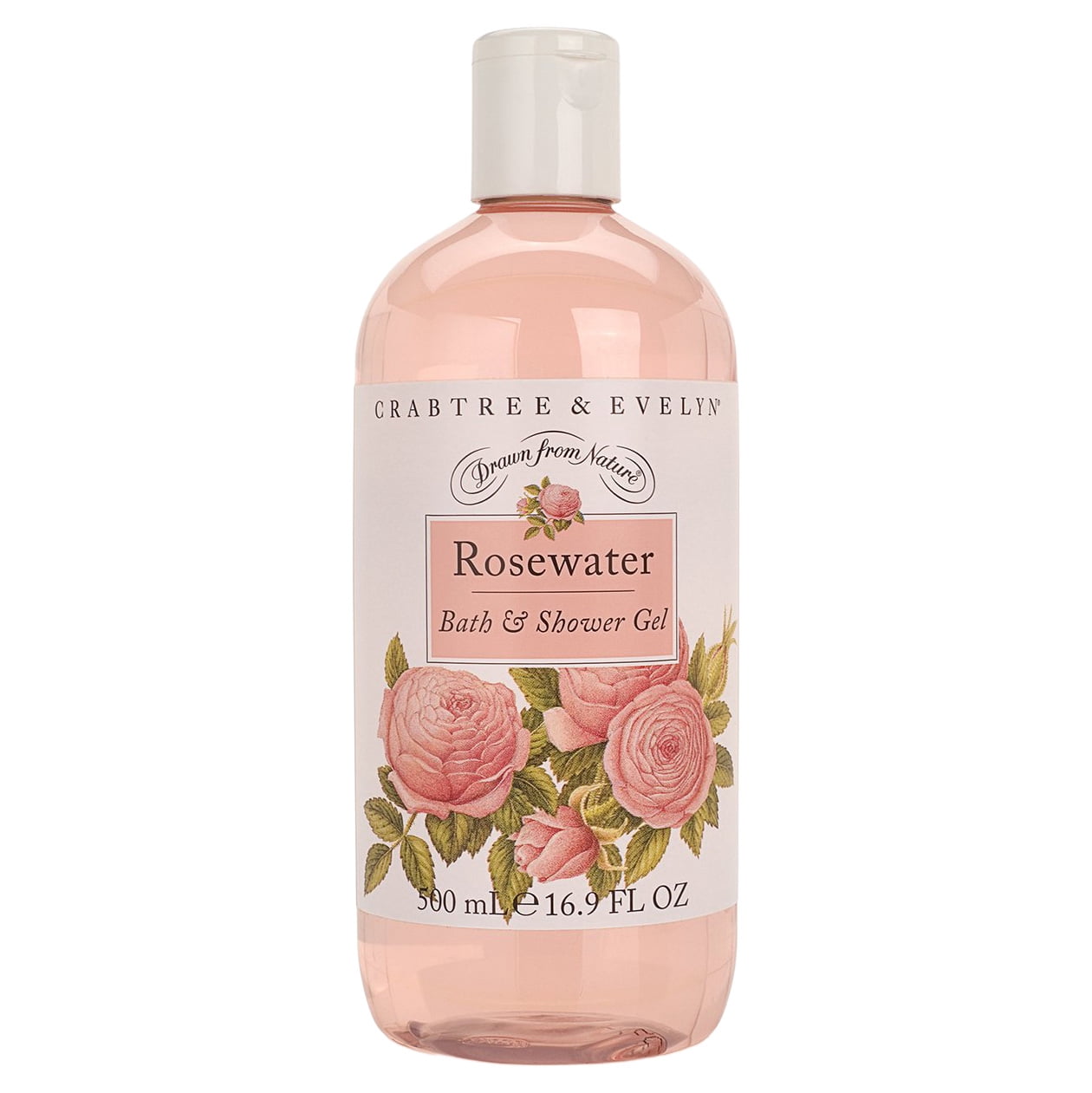 Crabtree & Evelyn Rosewater Bath & Shower Gel, 16.9 FL OZ