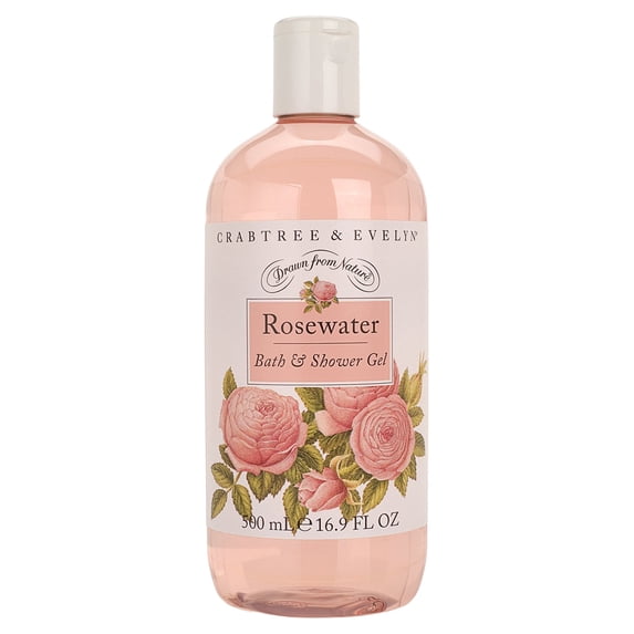 Crabtree & Evelyn Rosewater Bath and Shower Gel 16.9 FL OZ