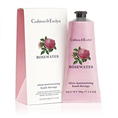 Crabtree & Evelyn Ultra-Moisturising Hand Therapy, Rosewater, 3.5 oz.