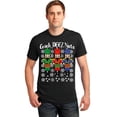 thumbnail image 1 of Crack Deez Nuts Christmas Men's T-shirt, 3XL, Black, 1 of 2