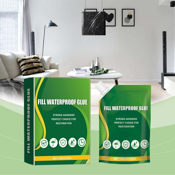 Crack Filling Agent Roof Waterproof Leak Repair Cement Invisible Waterproof Agent Transparent Repairing Leak Waterproof Adhesive Corner Crack Bungalow Leakage Plugging Material