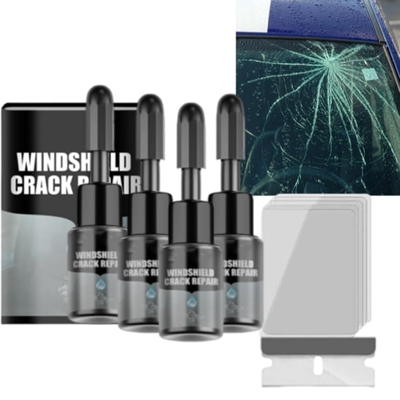 Crack Fix Pro Kit, Crackfix Pro Kit, Windshield Crack Repair, Glass Repair Liquid for Cracks, for Chips and Cracks