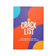 Crack List Card Game Family Friendly Party Game for Group Entertainment and Social Gatherings Fun Categories Game for Multiple Players