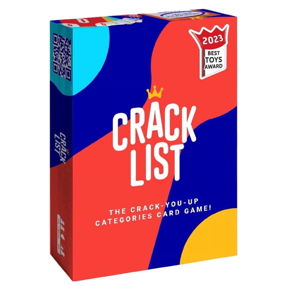 SAVANA Crack List - The Crack-You-Up Categories Card Game, 2+ Players, Quick and Hilarious Game for Kids, Teens and Adults, Family Board Games