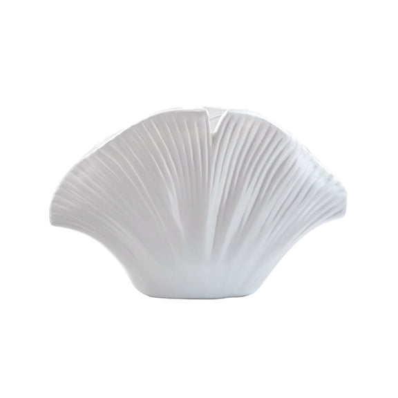 Crack Resistant Resin Vases In Beautiful Coastal Clam Shell Shape Home Decors