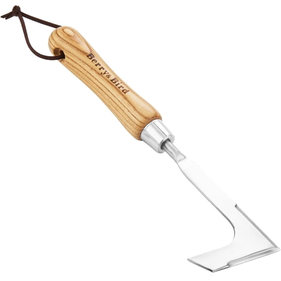 Crack Weeder, Crevice Weeding Tool, 11.2" Stainless Steel Manual Weeder, L-Shaped Side-Walk Puller Spatula, Grass Cutter Knife, Weeding Sickle for Garden Lawn Yard Patio Terrace Paving Moss