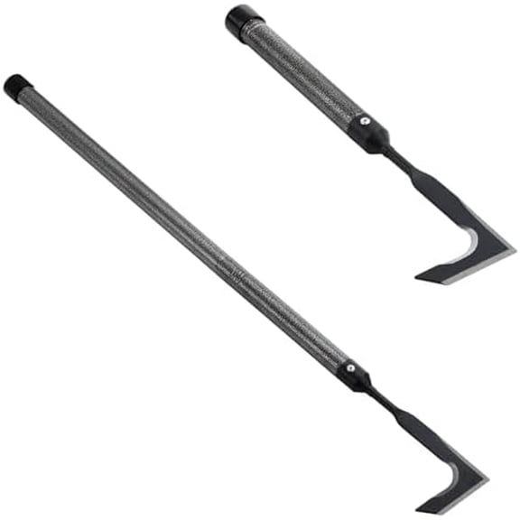 Crack Weeder, Manual Crevice Weeding Tool Weed Puller for Sidewalk Paver Deck Boards,Steel Crack Weeder Crevice Weeding Tool with Comfortable Handle (29)$$Garden & Patio