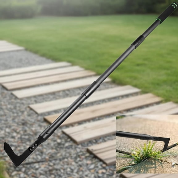 Crack Weeder Manual Crevice Weeding Tool Weed Puller for Sidewalks, Pavers, Deck Boards, Narrow Gaps