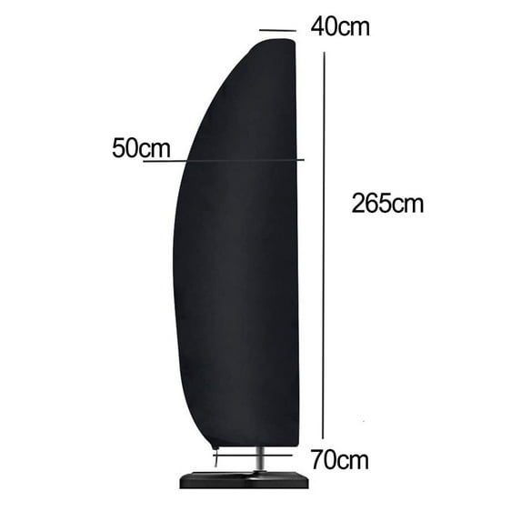 Crack and Fade Prevention Heavy Duty 420D Oxford Fabric Umbrella Cover