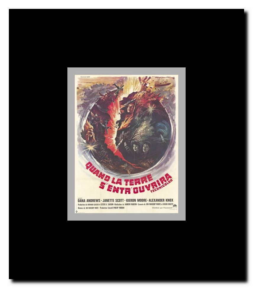 Crack in the World Framed Movie Poster