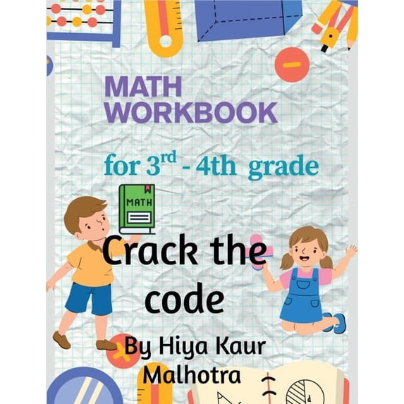 Crack the Code: Math Workbook for 3rd - 4th Grade, (Paperback)